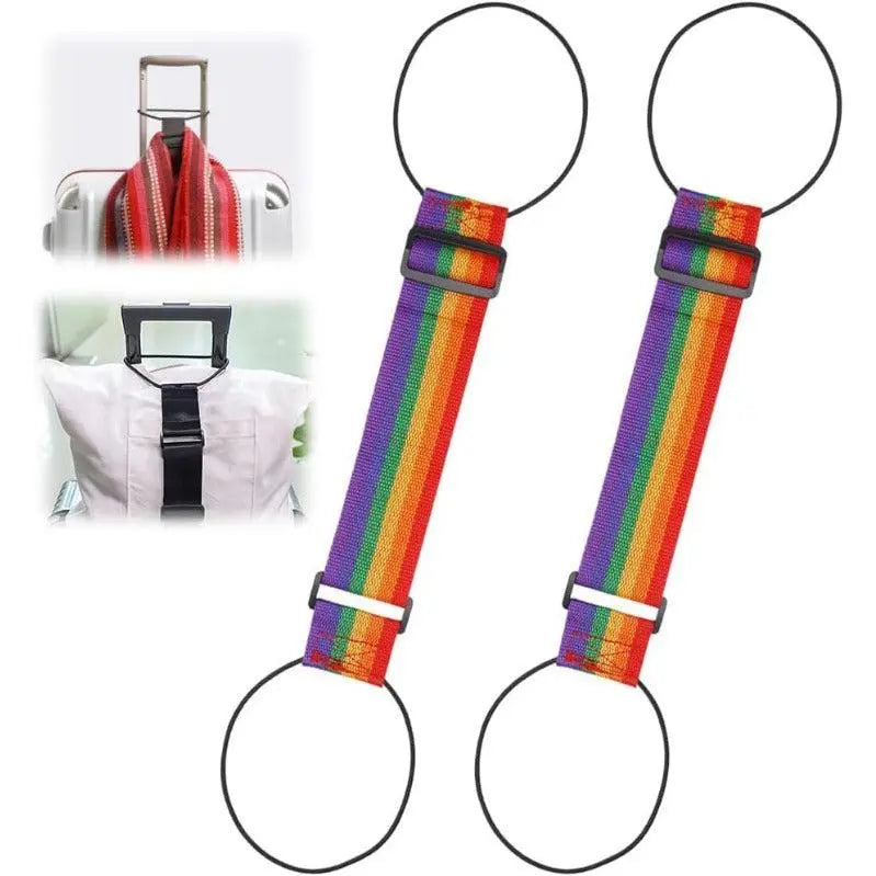 PKNEW® Multi Use Strong Adjustable Luggage Connector Straps For Suitcases Travel Straps Secure Organize Anti Theft Straps