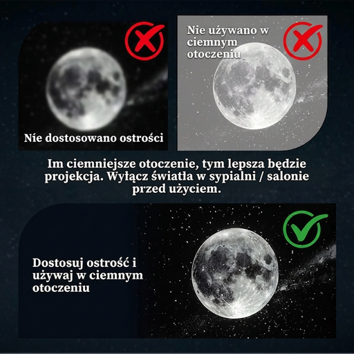 PKNEW®🍉 NEXT-GEN SMART PROJECTION HD Inteligentny Dynamiczny Holograficzny Projektor Nocny 5D 💫