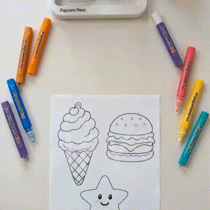 PKNEW® 3D Relief Art Pen🎨Turn Flat Drawings Into Touchable 3D Art-Food-grade safe material Safe and odorless