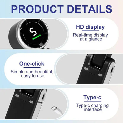 PKNEW® Portable Handheld Turbo Fan, 5 Gear Wind,4000mAh Battery Operated, Up to 10 Working Hours🌪️