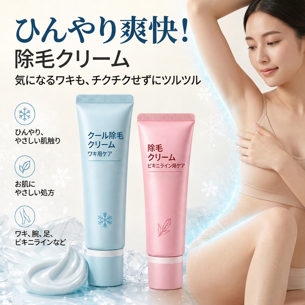 🌱痛みのない仕上がり、肌に優しい除毛クリーム 💧男女兼用