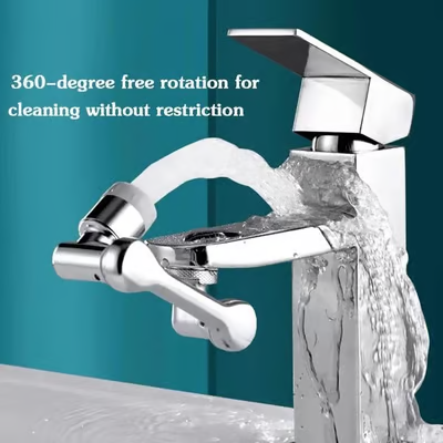 🔥Last Day Promotion 49% OFF🔥👍Rotating 1080° robotic arm faucet (universal model)--👩‍👩‍👧‍👧The direction and water flow rate can be freely adjusted