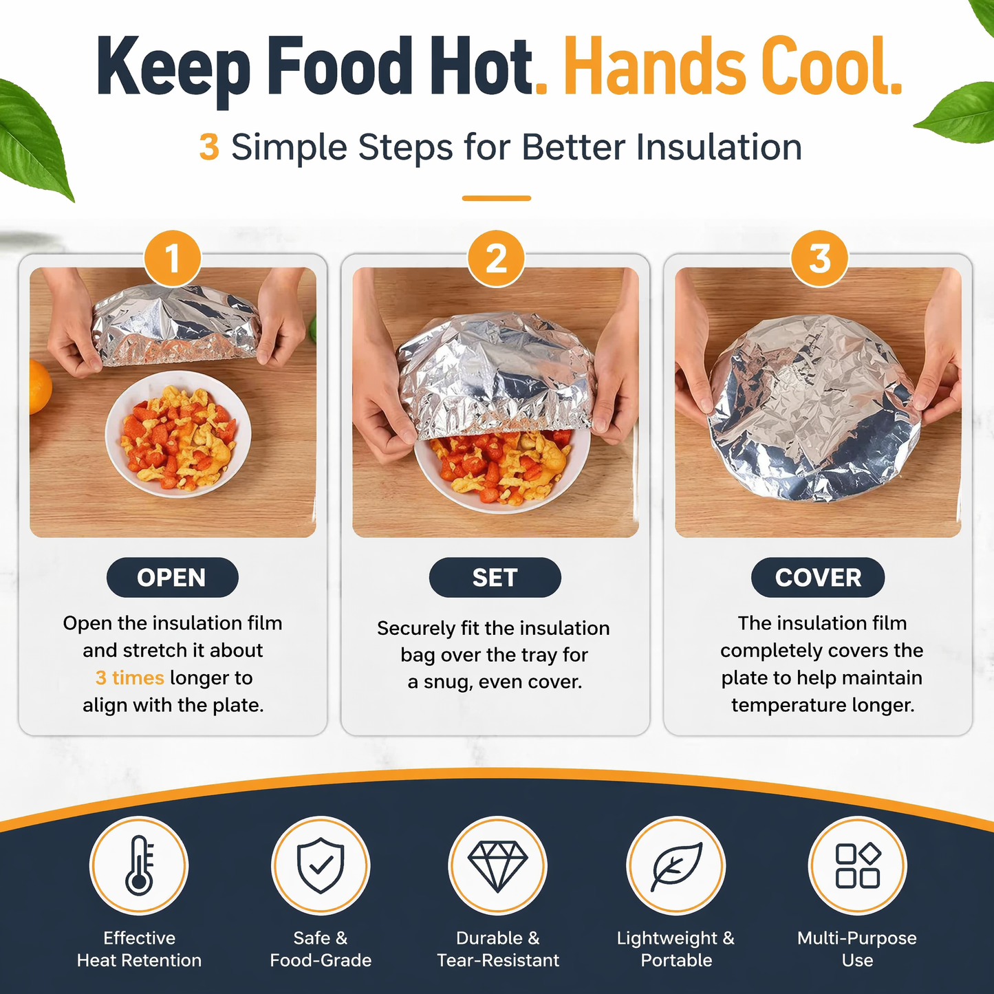 🔥 80% OFF Insulated Food Covers | PKNEW® Universal Fit Covers to Keep Meals Warm, Fresh & Ready to Serve