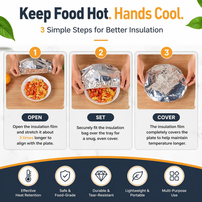 🔥 80% OFF Insulated Food Covers | PKNEW® Universal Fit Covers to Keep Meals Warm, Fresh & Ready to Serve