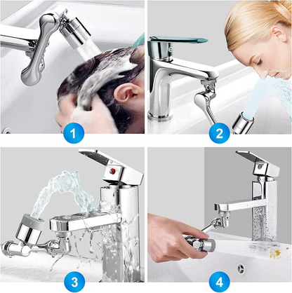 🔥Last Day Promotion 49% OFF🔥👍Rotating 1080° robotic arm faucet (universal model)--👩‍👩‍👧‍👧The direction and water flow rate can be freely adjusted
