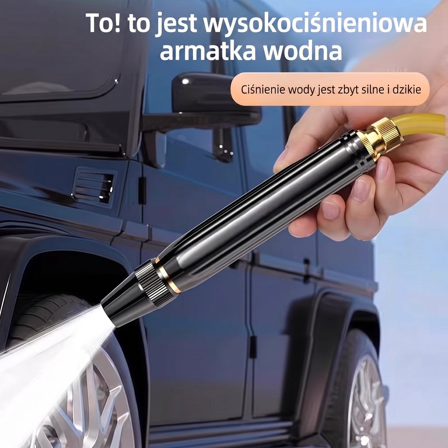 𝑷𝑲𝑵𝑬𝑾®🍈 Mocny pistolet wodny do mycia samochodu pod wysokim ciśnieniem🍈