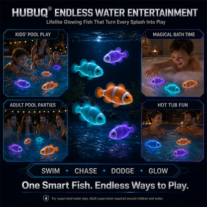 PKNEW® Interactive Light-Up Robotic Toy Fish