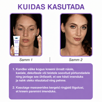 Vitalisys®🔥 PDRN-i ja mitme peptiidiga massaaži-kehakreem aplikaatorrullikuga – vananemisvastane toime; niisutab, pinguldab ja tõstab nahka; soodustab taastumist; ühtlustab nahatooni ning vähendab ebatäiusi ja tumedaid laike.