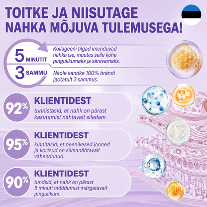 Vitalisys®🔥 PDRN-i ja mitme peptiidiga massaaži-kehakreem aplikaatorrullikuga – vananemisvastane toime; niisutab, pinguldab ja tõstab nahka; soodustab taastumist; ühtlustab nahatooni ning vähendab ebatäiusi ja tumedaid laike.