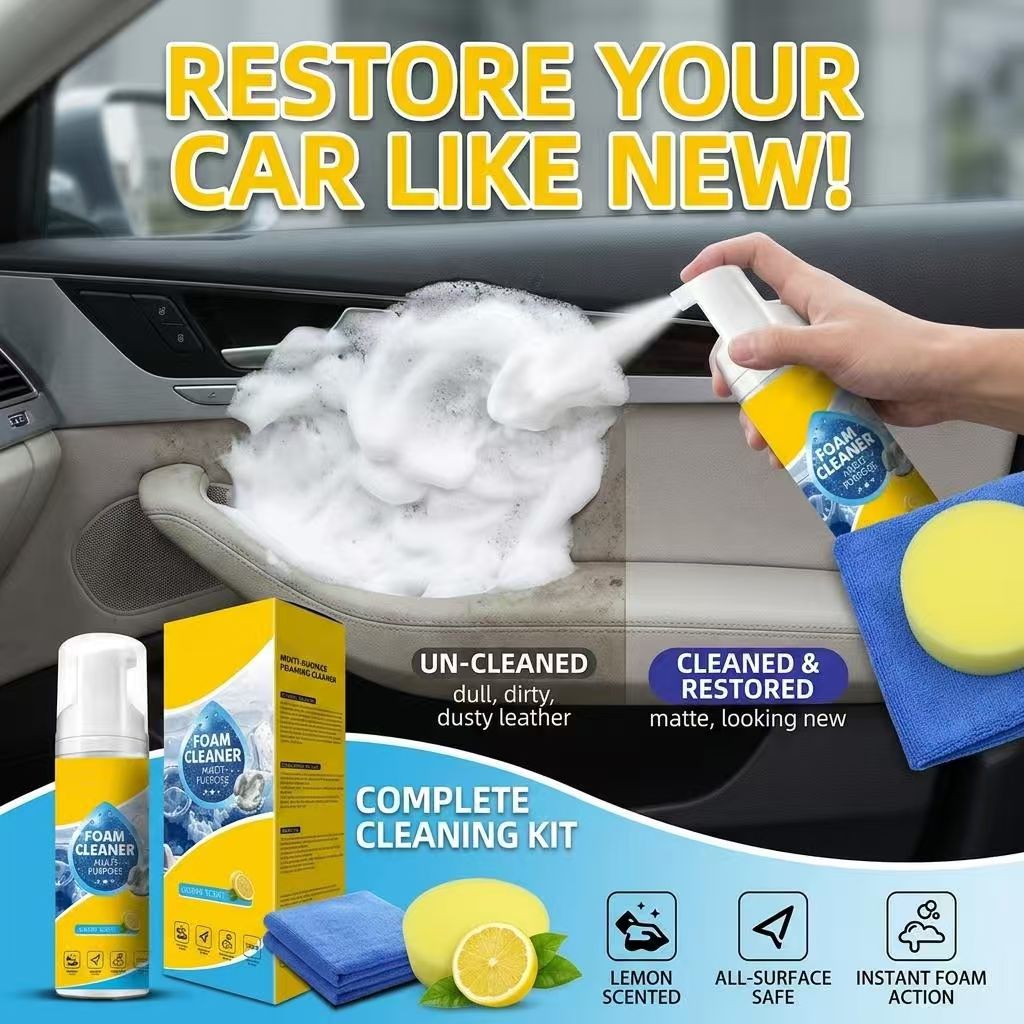 🫧Last Day 50% OFF🫧Larnto®4-in-1 Multi-Enzyme Foam Cleaner