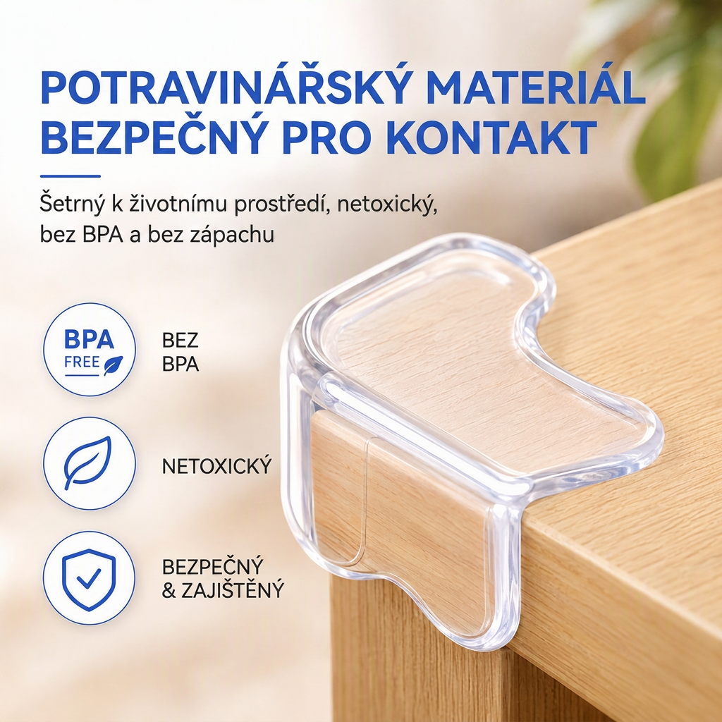 Průhledné chrániče rohů pro děti 💥 – Nárazuvzdorné a téměř neviditelné 💎