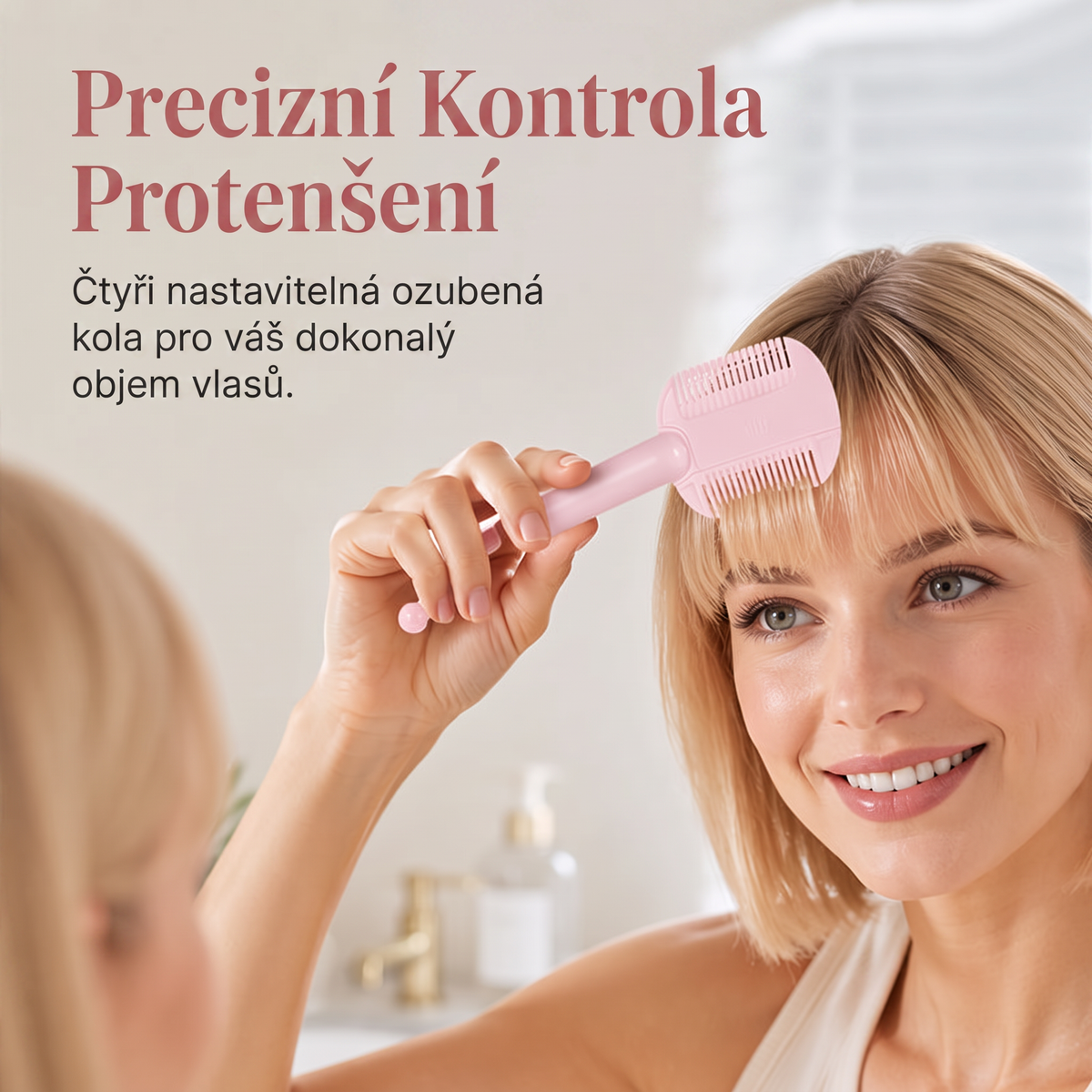 🔥🔥Vyhněte se kadeřnickým úpravám✂️ 4stupňový hřeben pro zastřihování a ředění vlasů – snadná ofina, tvarování a úprava vlasů doma 👸