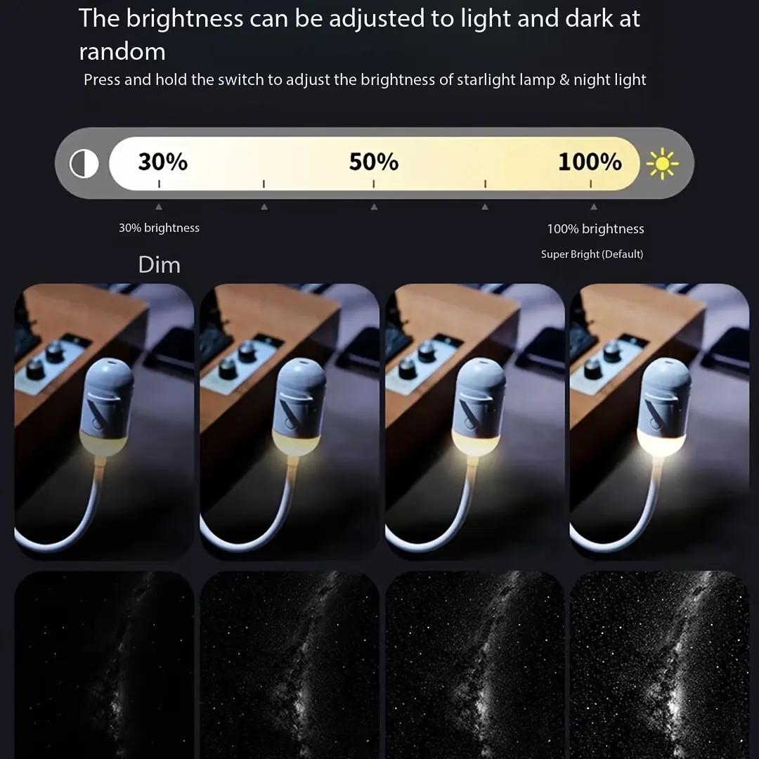 PKNEW® NEXT-GEN SMART PROJECTION HD Smart Dynamic 5D Holographic Night Light Projector💡