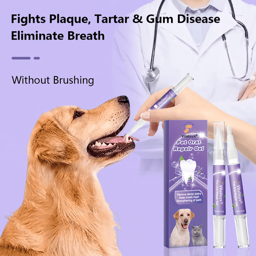 🌈Vitalisys® Pet Oral Repair Gel--Remove stains, Tartar and Calculus--Safe and Edible