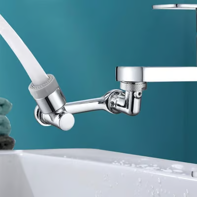 🔥Last Day Promotion 49% OFF🔥👍Rotating 1080° robotic arm faucet (universal model)--👩‍👩‍👧‍👧The direction and water flow rate can be freely adjusted