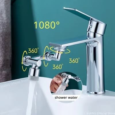 🔥Last Day Promotion 49% OFF🔥👍Rotating 1080° robotic arm faucet (universal model)--👩‍👩‍👧‍👧The direction and water flow rate can be freely adjusted