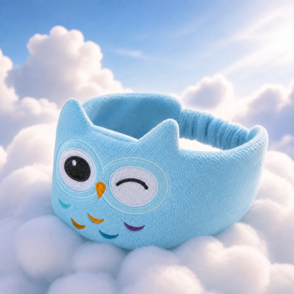 𝑩𝑳𝑼𝑬𝙎𝙃𝑶𝑻® 🧑‍👩‍🧒 Soft Bluetooth Sleep Headband For Kids, Toddlers & Adults Long Flights. Quiet Kids. Stress-Free Travel.