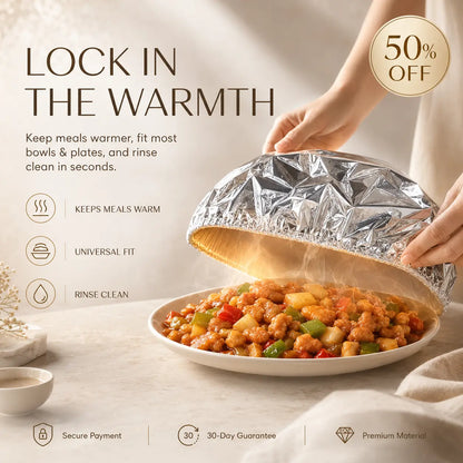 Extra 30% off on sale items🔥 80% OFF Insulated Food Covers | PKNEW® Universal Fit Covers to Keep Meals Warm, Fresh & Ready to Serve