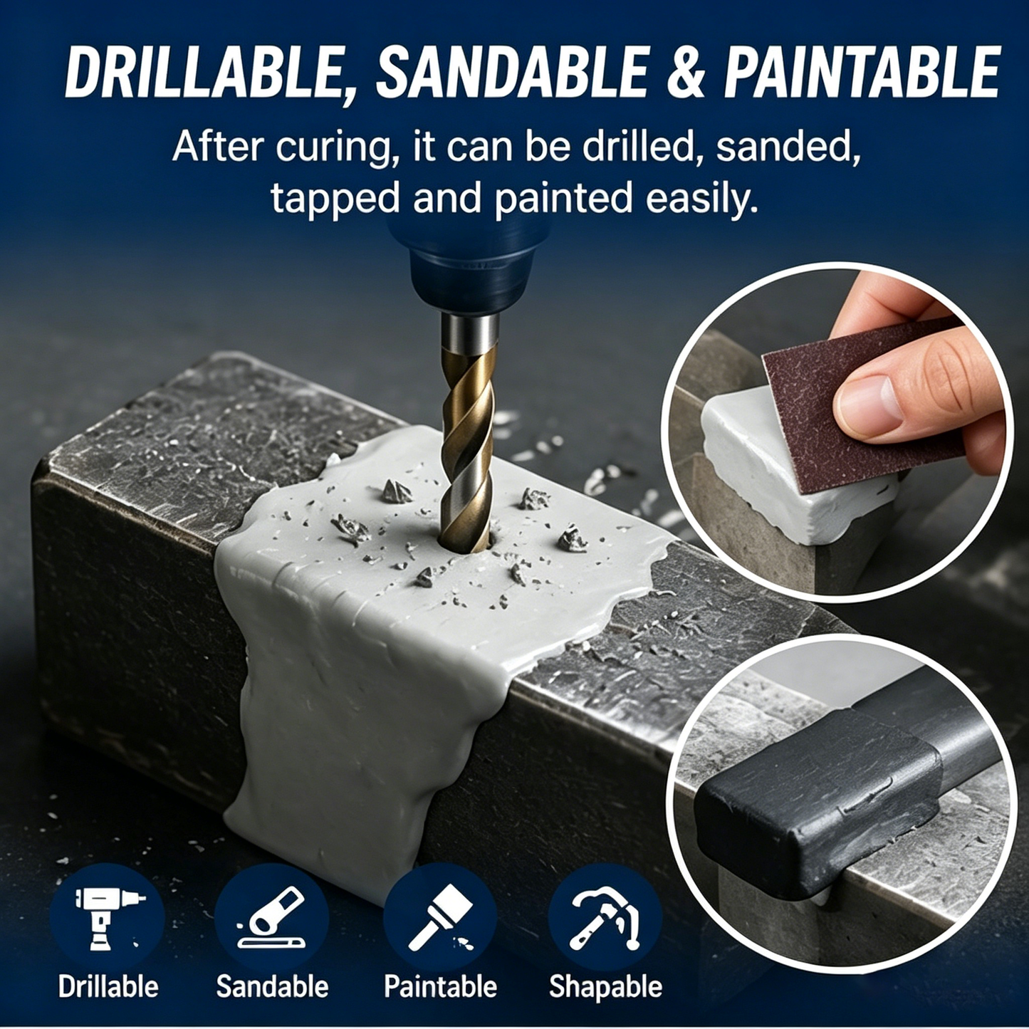 PKNEW® Steel Reinforced Epoxy Repair Putty🏠
