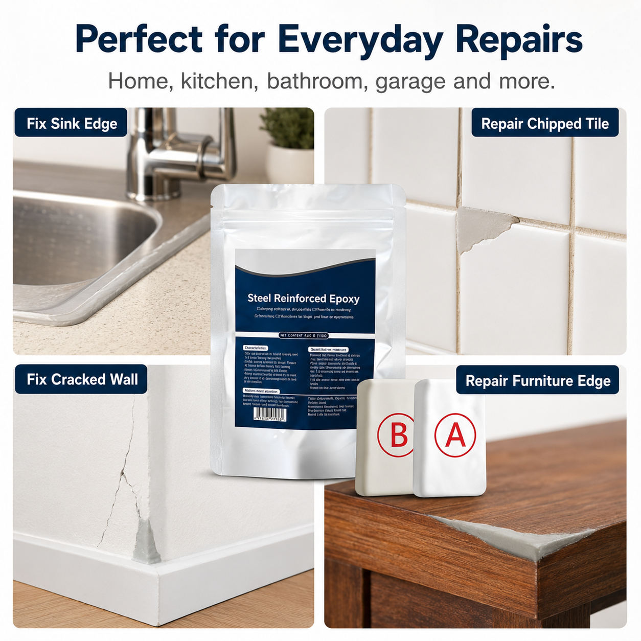 PKNEW® Steel Reinforced Epoxy Repair Putty🏠