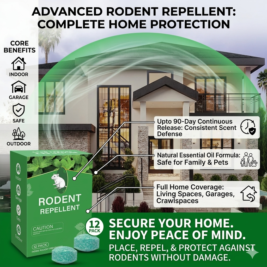 🐁Peppermint Pest Repellent Balls - Mice Rats Spiders Gone!--Safe For Pets