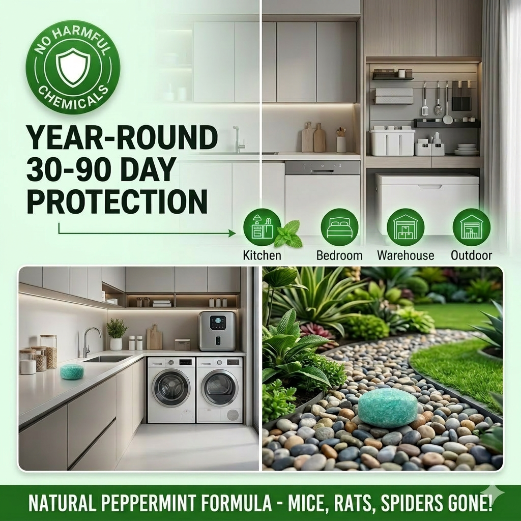 🐁Peppermint Pest Repellent Balls - Mice Rats Spiders Gone!--Safe For Pets