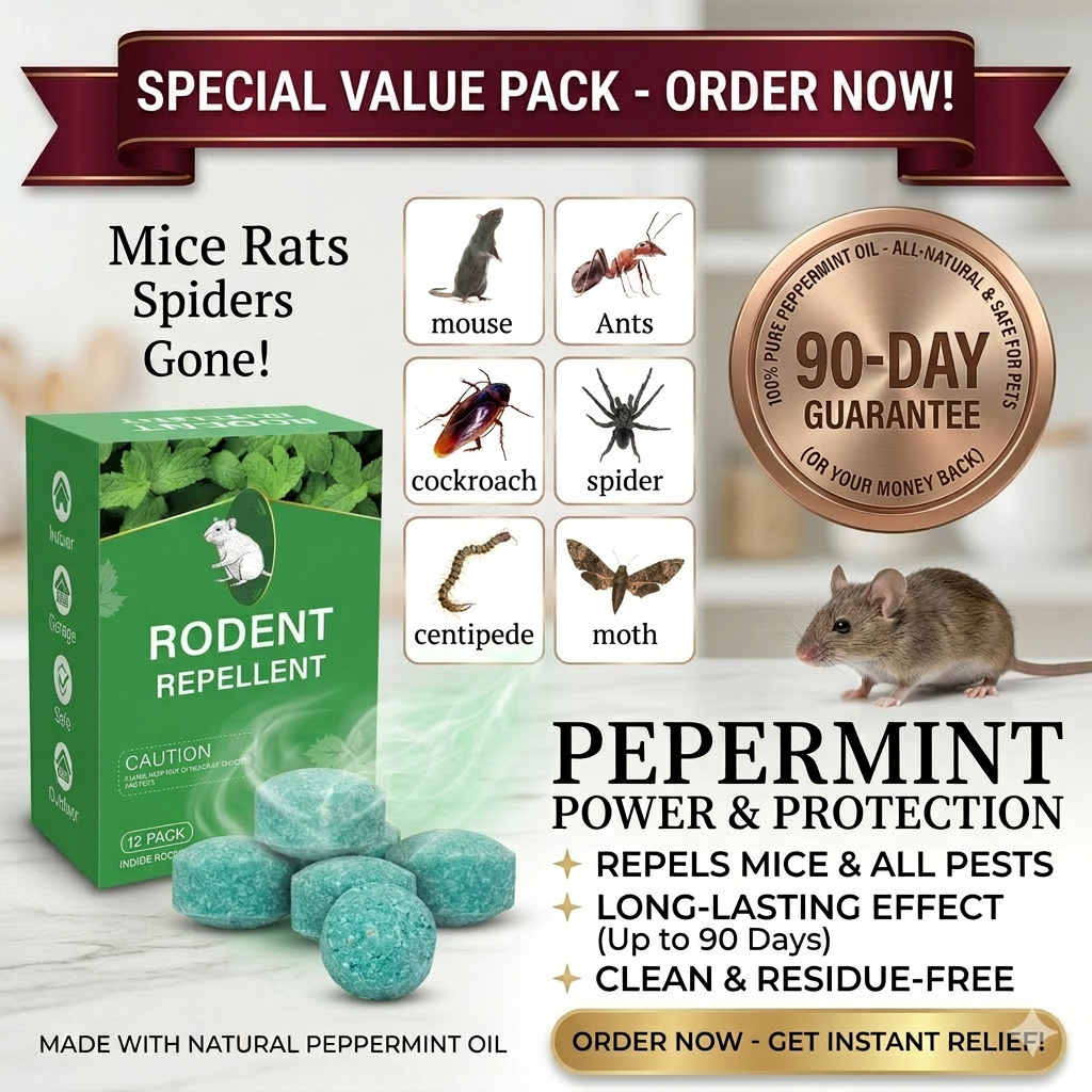 🐁Peppermint Pest Repellent Balls - Mice Rats Spiders Gone!--Safe For Pets