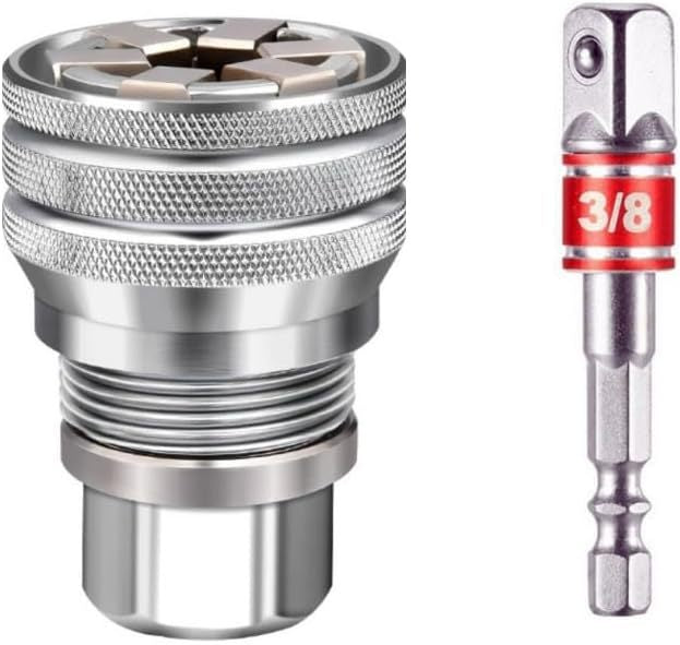 PKNEW®🔩| Multi-Function Universal Socket Wrench Tool - Universal Maintenance Tool, Adjustable Universal Socket Wrench, Universal Socket Tool for 3/8" Drive Ratchet Torque Wrench & Power Drill (Connecting rod random color) Fathers Day Gift
