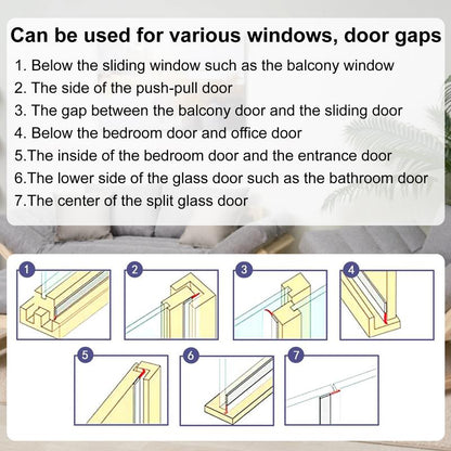 PKNEW® Summer Door Seal Strip – Keep Cool Air In & Block Heat, Dust & Bugs❄️