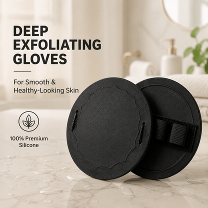 PKNEW® Silicone Exfoliating Shower Gloves – Deep Body Scrubber for Smooth, Soft & Healthy-Looking Skin🛀