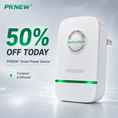 PKNEW® Compact Indoor Plug-In Device with Built-In Indicator Light, US Plug Style for Home, Bedroom, Office and Dorm