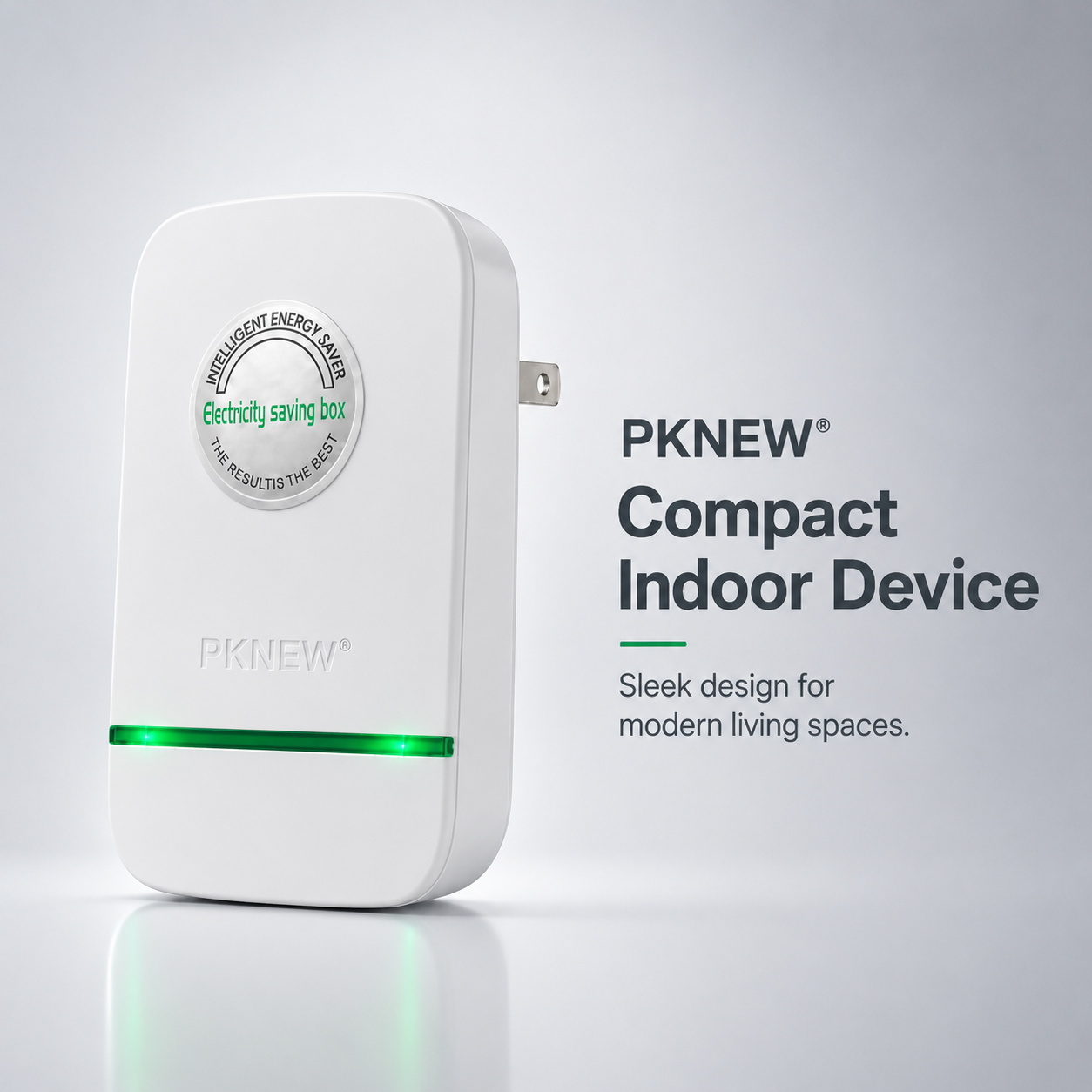 PKNEW® Compact Indoor Plug-In Device with Built-In Indicator Light, US Plug Style for Home, Bedroom, Office and Dorm