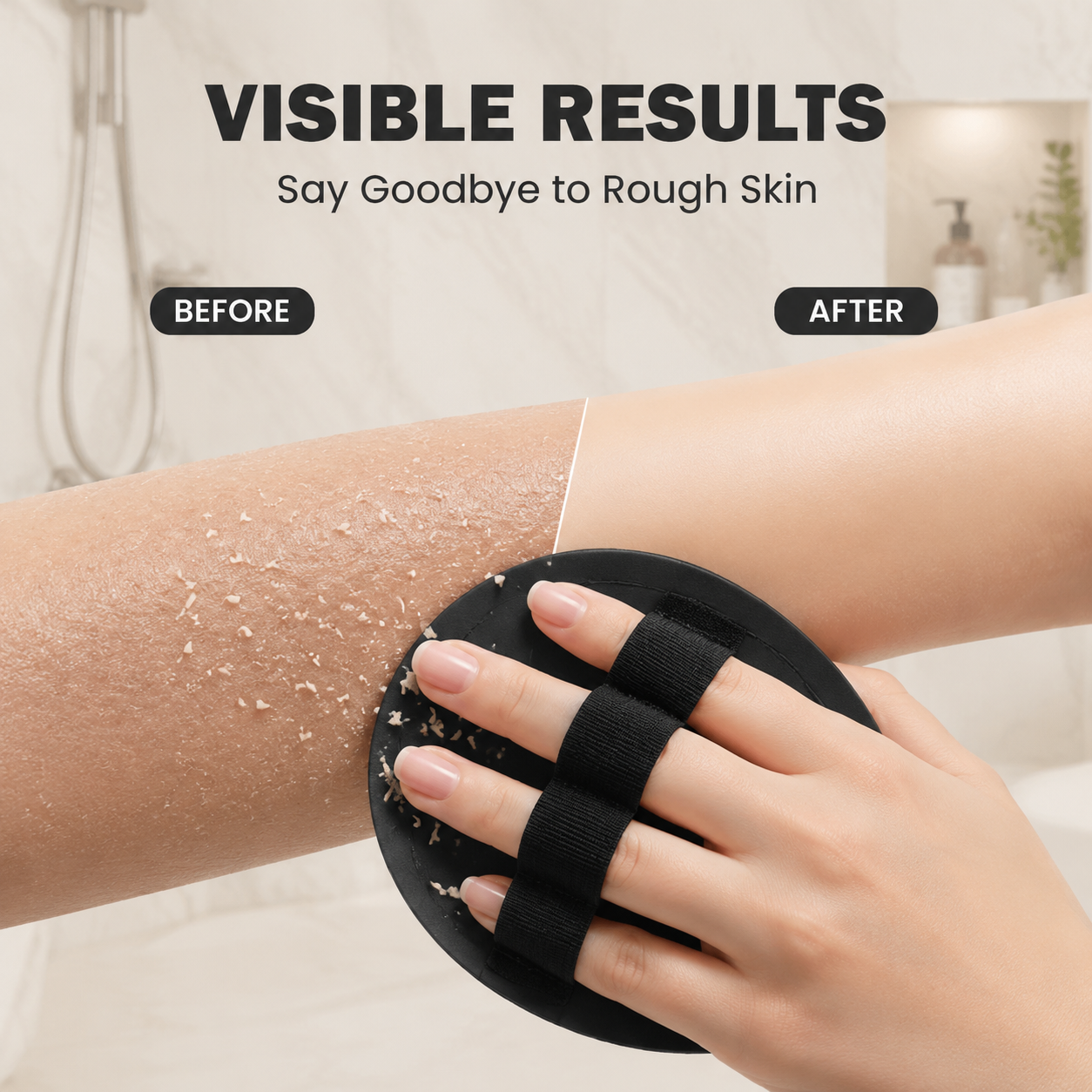 PKNEW® Silicone Exfoliating Shower Gloves – Deep Body Scrubber for Smooth, Soft & Healthy-Looking Skin🛀