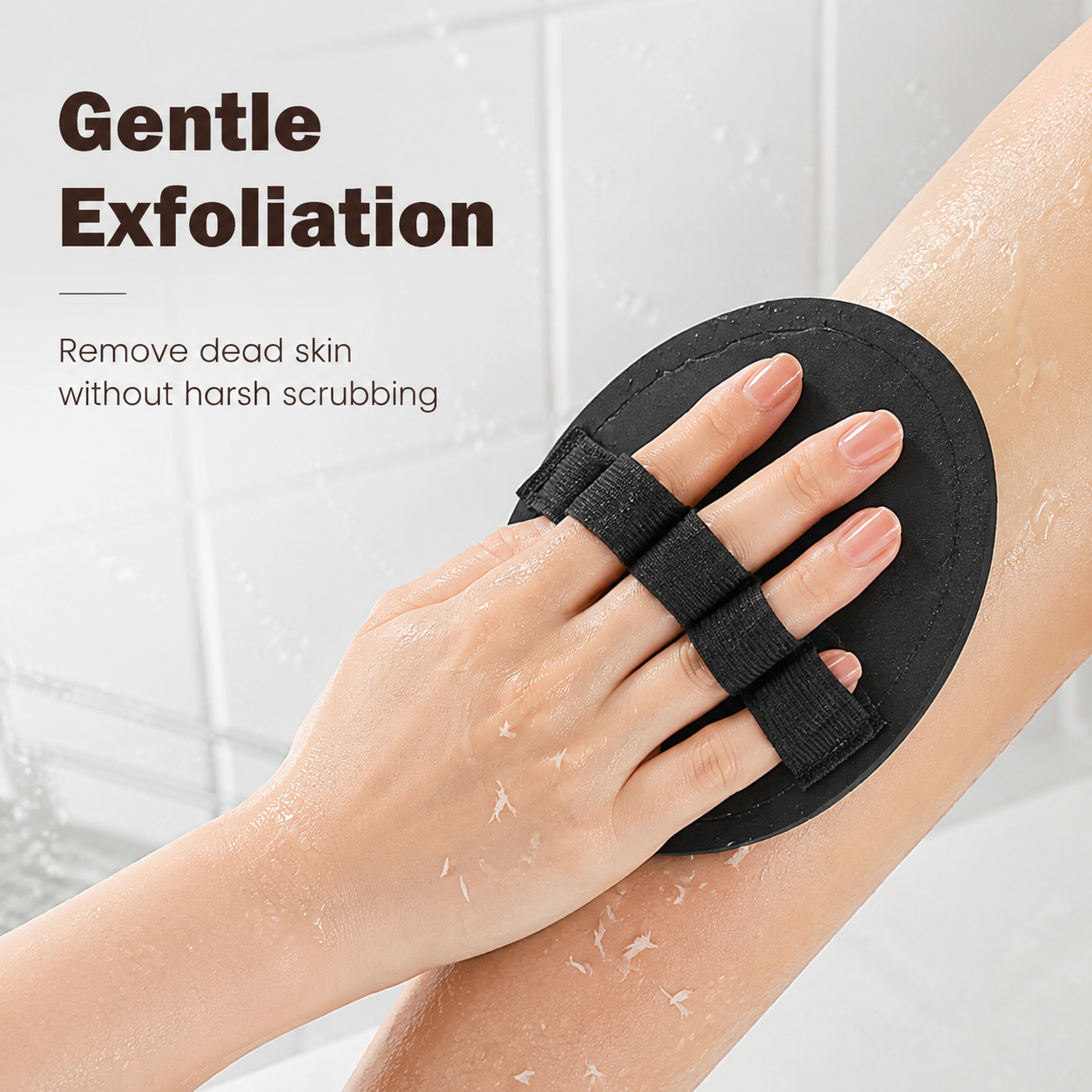 PKNEW® Silicone Exfoliating Shower Gloves – Deep Body Scrubber for Smooth, Soft & Healthy-Looking Skin🛀