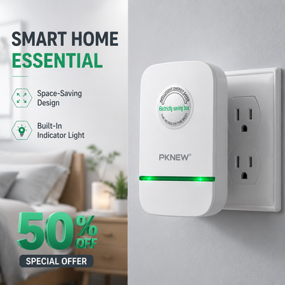 PKNEW® Compact Indoor Plug-In Device with Built-In Indicator Light, US Plug Style for Home, Bedroom, Office and Dorm