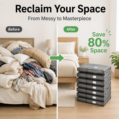 PKNEW® Extra Large Storage Bag – Keep Blankets, Clothes & Bedding Neatly Organized🛍️