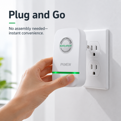 PKNEW® Compact Indoor Plug-In Device with Built-In Indicator Light, US Plug Style for Home, Bedroom, Office and Dorm