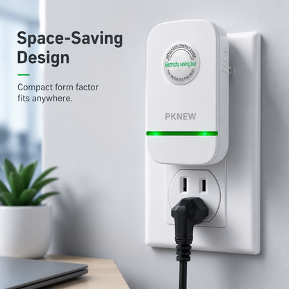 PKNEW® Compact Indoor Plug-In Device with Built-In Indicator Light, US Plug Style for Home, Bedroom, Office and Dorm