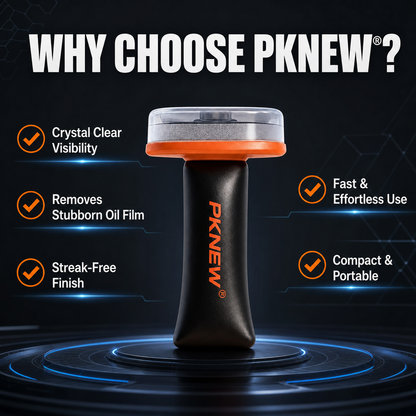 PKNEW® Car Windshield Oil Film Remover – Streak-Free Glass Cleaner for Crystal Clear Visibility🛻