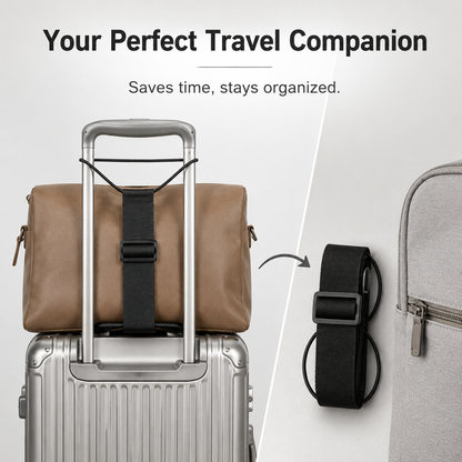 PKNEW® Multi Use Strong Adjustable Luggage Connector Straps For Suitcases  Travel Straps Secure Organize Anti Theft Straps