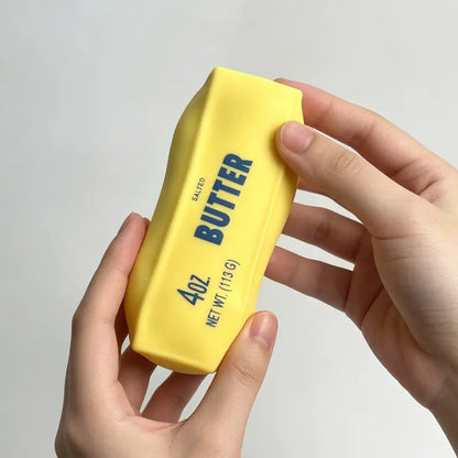 PKNEW® csCrunchy Cheese Stick Squishy Toy – Slow Rebound Sensory Fidget Toy, Stress Relief Squeeze Gift for Kids & Adults
