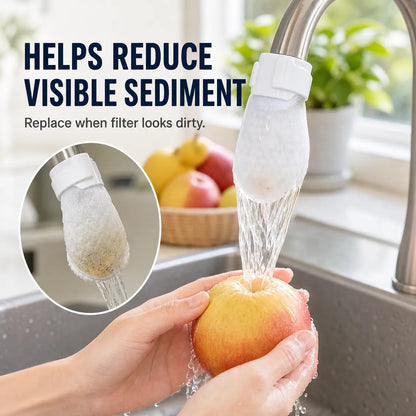 Extra 30% off on sale items | PKNEW® Faucet Filter Bags – 50 Pack Disposable Cotton Tap Water Filters for Cleaner Water, Reduced Splash & Sediment Protection🚰