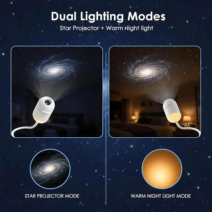 PKNEW® NEXT-GEN SMART PROJECTION HD Smart Dynamic 5D Holographic Night Light Projector💡