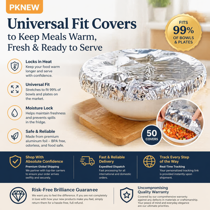 Extra 30% off on sale items🔥 80% OFF Insulated Food Covers | PKNEW® Universal Fit Covers to Keep Meals Warm, Fresh & Ready to Serve