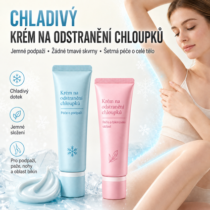 🌱Šetrný krém na bezbolestné odstranění chloupků 💧vhodný pro muže i ženy
