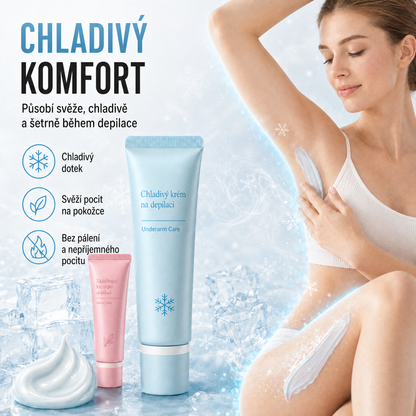 🌱Šetrný krém na bezbolestné odstranění chloupků 💧vhodný pro muže i ženy